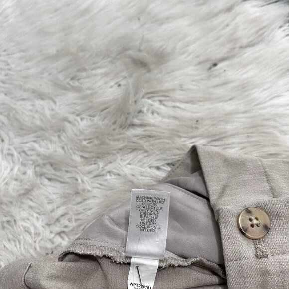 J Jill Straight Leg Oatmeal Beige Pants Women's Size 8 Casual Stretch Comfort - Picture 11 of 12